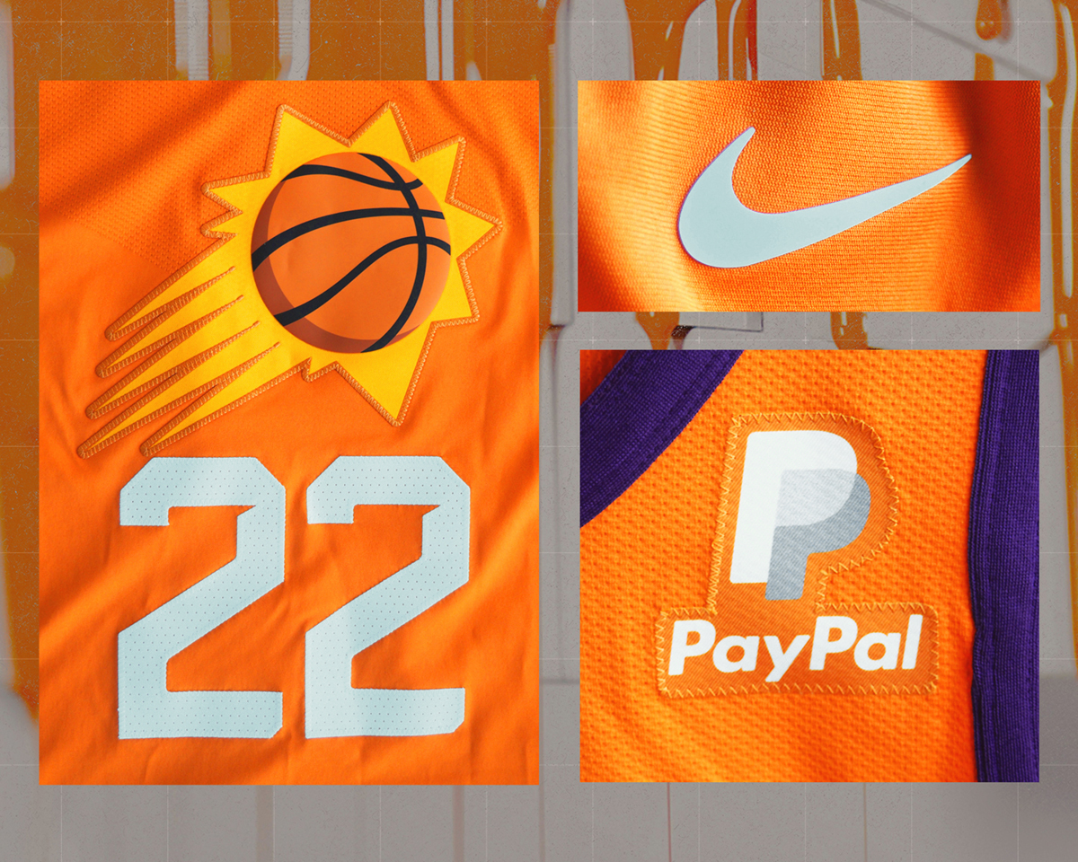 Camiseta Phoenix Suns Naranja